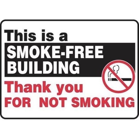 Accuform SMOKING CONTROL SIGN THIS IS A MSMK962XT MSMK962XT